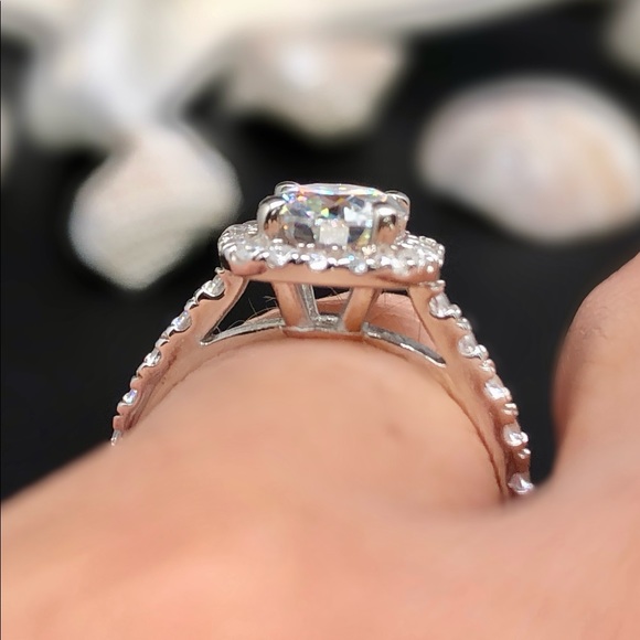 Moissanite Diamond rings set with certificate - Picture 10 of 17